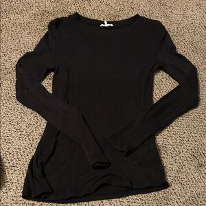 Maurices Black Long Sleeve Top